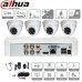 Dahua kit 4 caméras coaxial dômes - 4 Mpx